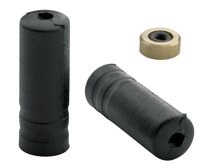 100x Ferules Elvedes Étanche Ø4,3mm PVC Black