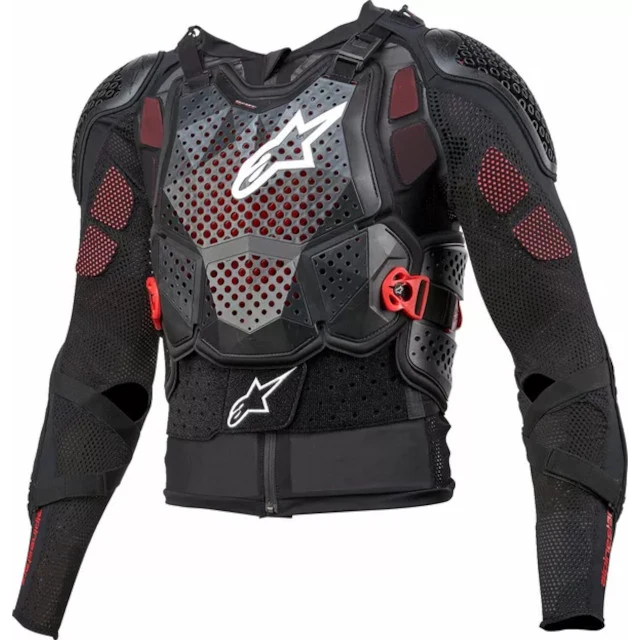 Peto Alpinestars Bionic Tech V3 Protection negro-rojo - talla L