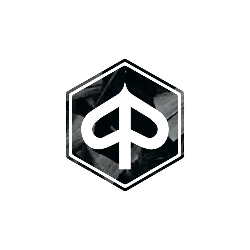 3d pré-chap logo piaggio carbone forgé