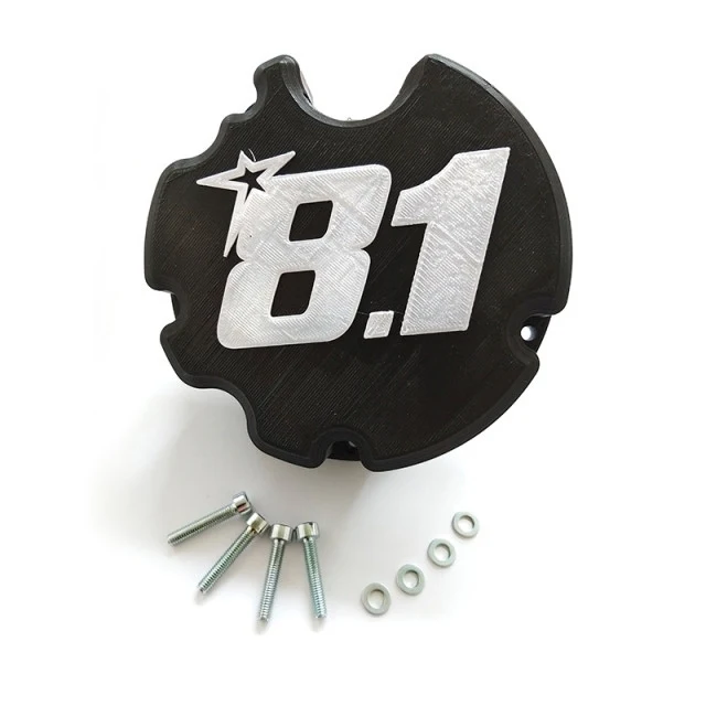 Tapa encendido cárter 8.1 Fireblade Minarelli horizontal / Piaggio Ottopuntouno - negro