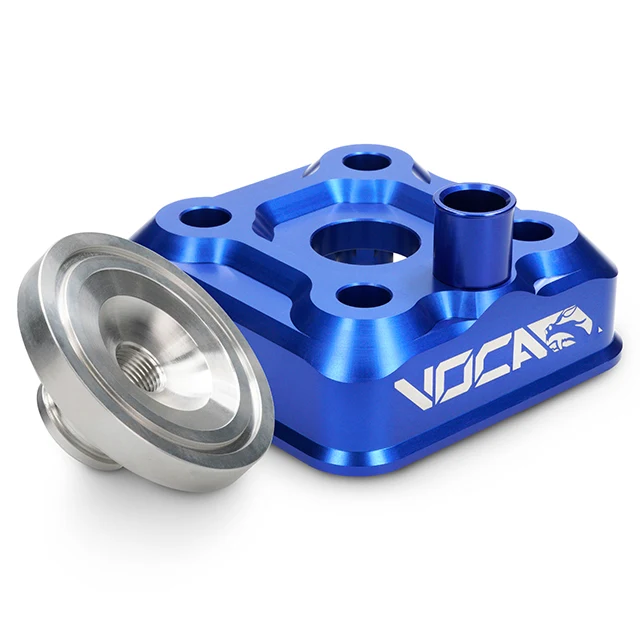 Culata modular VOCA Race Head 46mm, Yamaha DT LC/D - azul