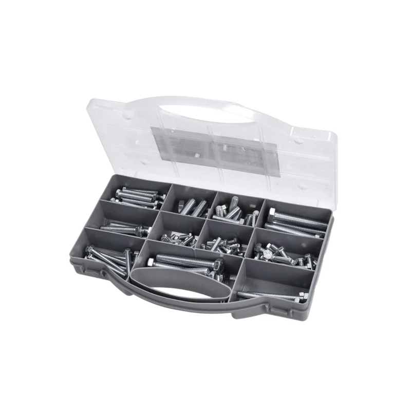 Jeu de boulons hexagonaux M5-M10 145 pièces