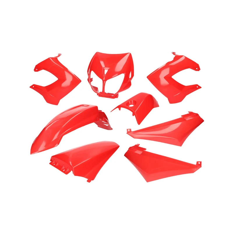 Kit carrosserie Rouge Derbi Senda 2 Temps Jusqu'en 2012