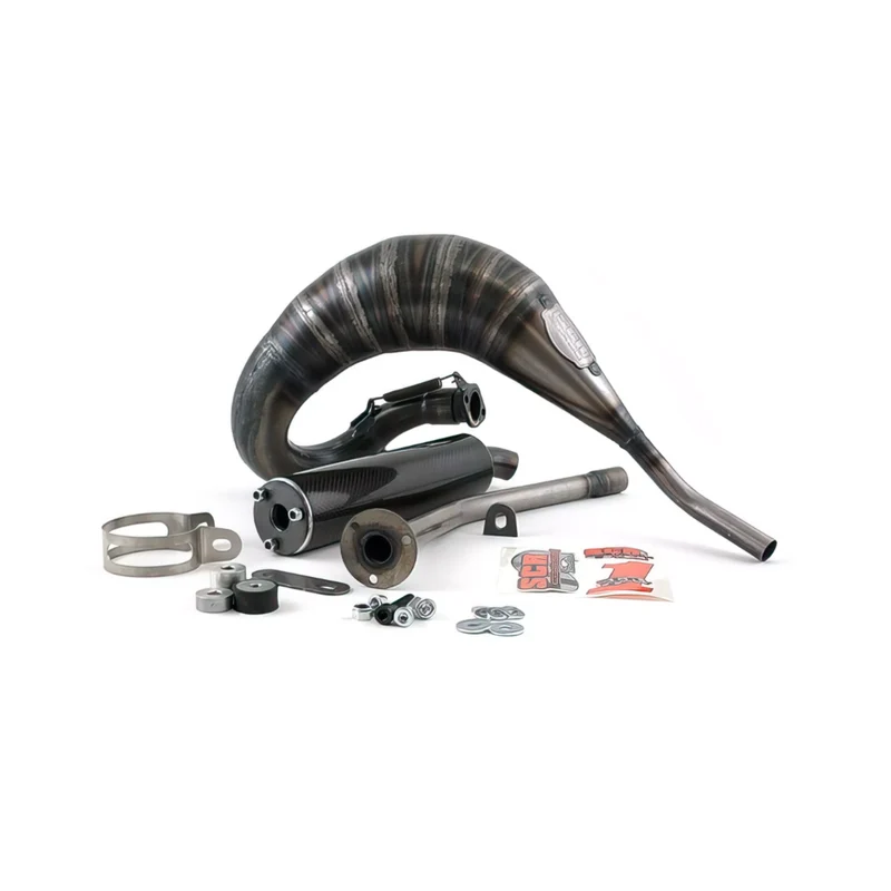 Pot d'échappement SCR Corse Racing Line 70cc Carbone Haut Derbi Senda 2 Temps