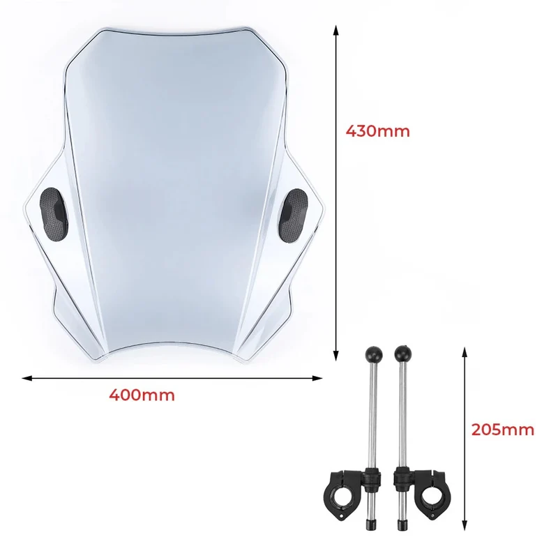 Pare-brise pour moto custom