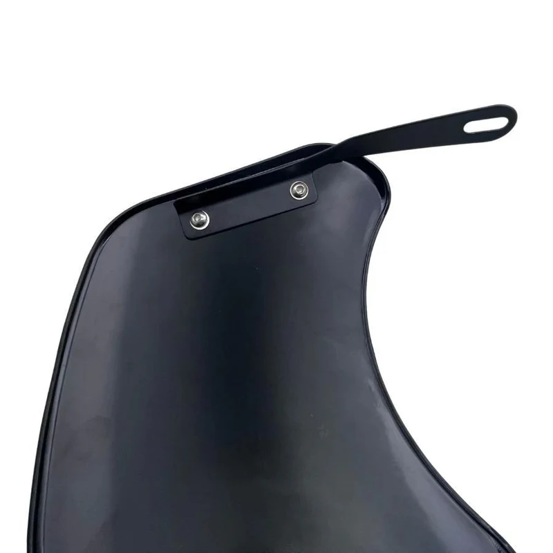 Bulle moto noir - Phare rond