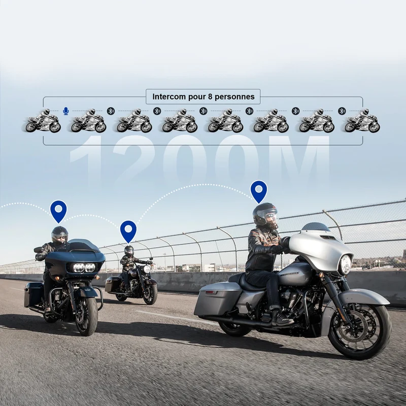 Intercom moto - M1-S PLUS