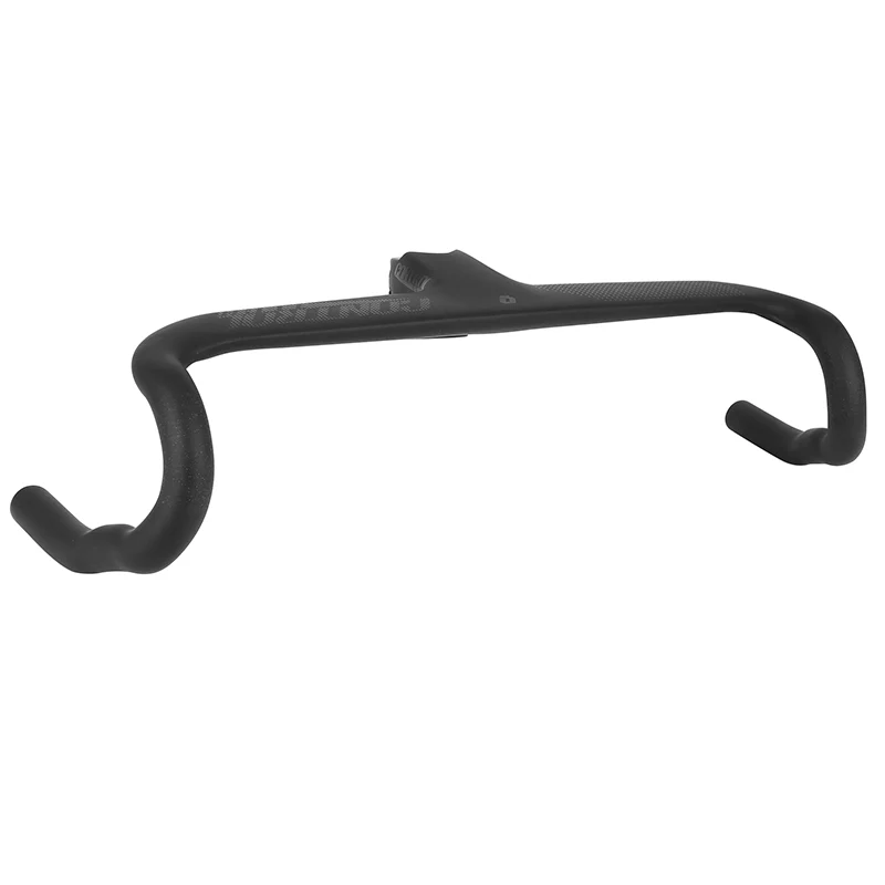 Cintre Combo Route - Gravel Controltech Sirocco Fl25 Carbone Mat L 52 Extérieur (Axe-Axe 44 cm) Avec Potence Intégrée L 90 mm Avec Passage Câble Interne Pour Pivot 1" 1-8
