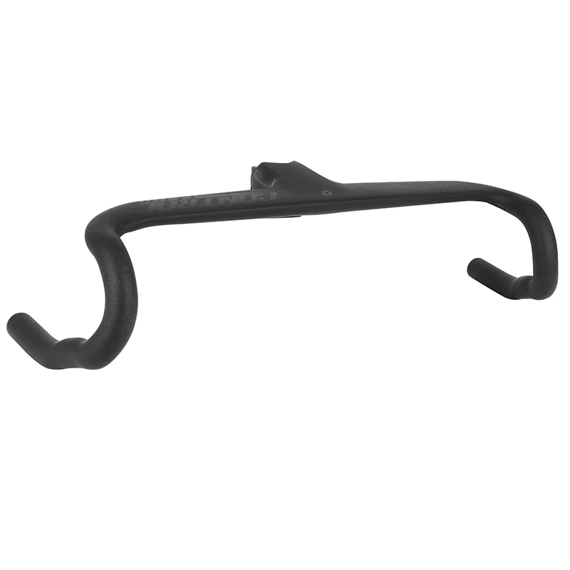 Cintre Combo Route - Gravel Controltech Sirocco Fl25 Carbone Mat L 48 Extérieur (Axe-Axe 40 cm) Avec Potence Intégrée L 100 mm Avec Passage Câble Interne Pour Pivot 1" 1-8