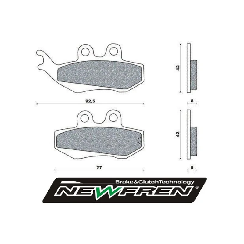 Jeu de plaquettes de frein Runner NewFren