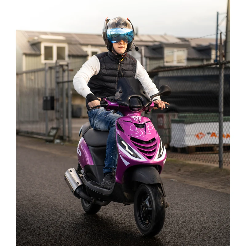 Kit de carénage SP Piaggio Zip Rose Brillant