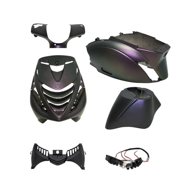 Kit de carénage Piaggio Zip Mat Caméléon avec éclairage grill SP