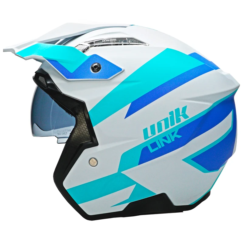 Casco Unik Link DV Blueza - Gris/Azul