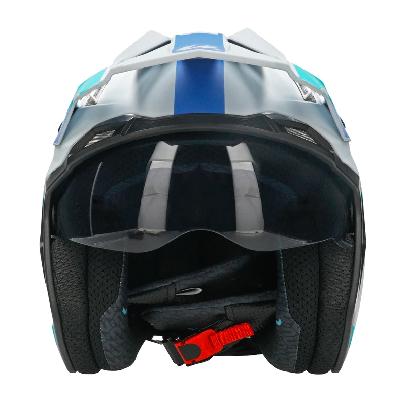 Casco Unik Link DV Blueza - Gris/Azul