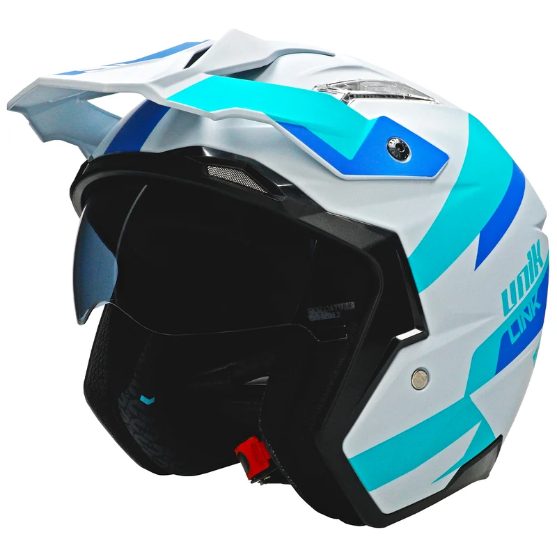 Casco Unik Link DV Blueza - Gris/Azul