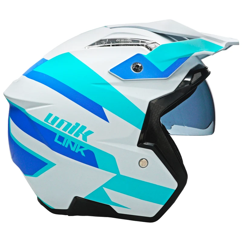 Casco Unik Link DV Blueza - Gris/Azul