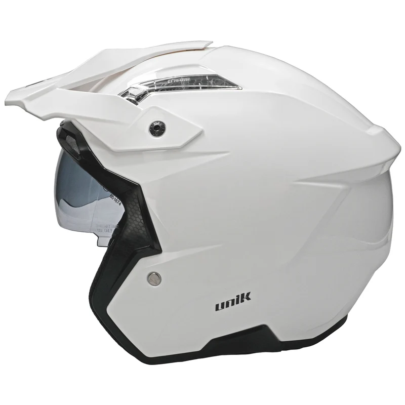 Casco Unik Link DV Solid - Blanco Brillo