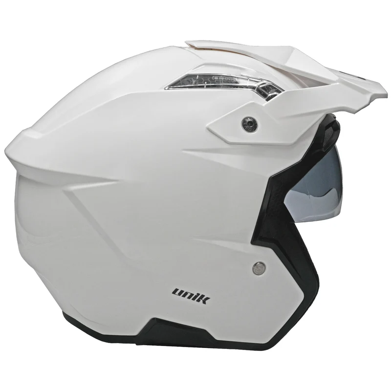 Casco Unik Link DV Solid - Blanco Brillo