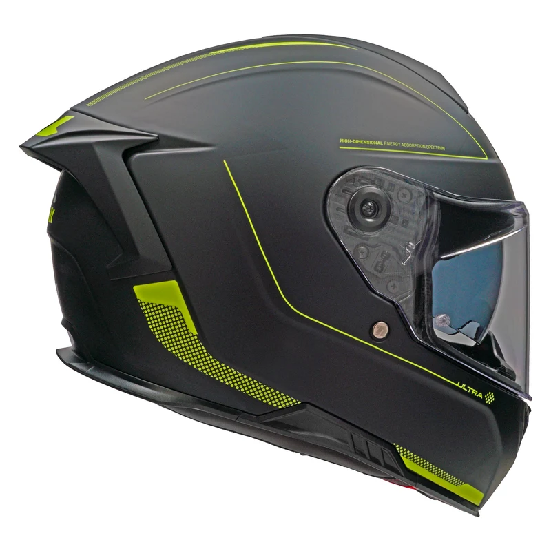 Casco Unik Ultra DV Microdot - Negro/Amarillo