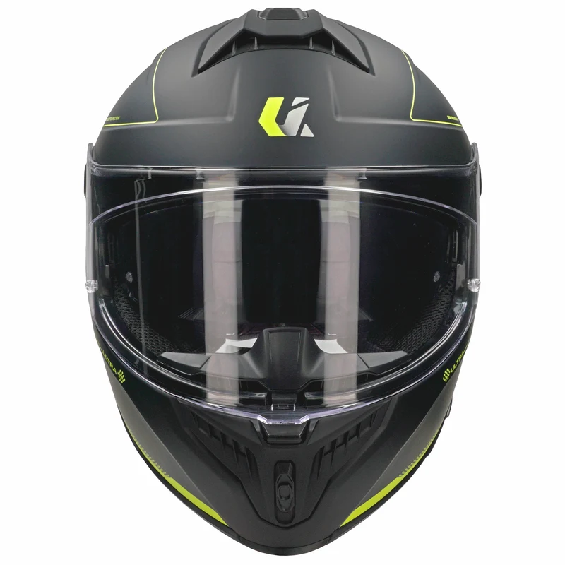 Casco Unik Ultra DV Microdot - Negro/Amarillo
