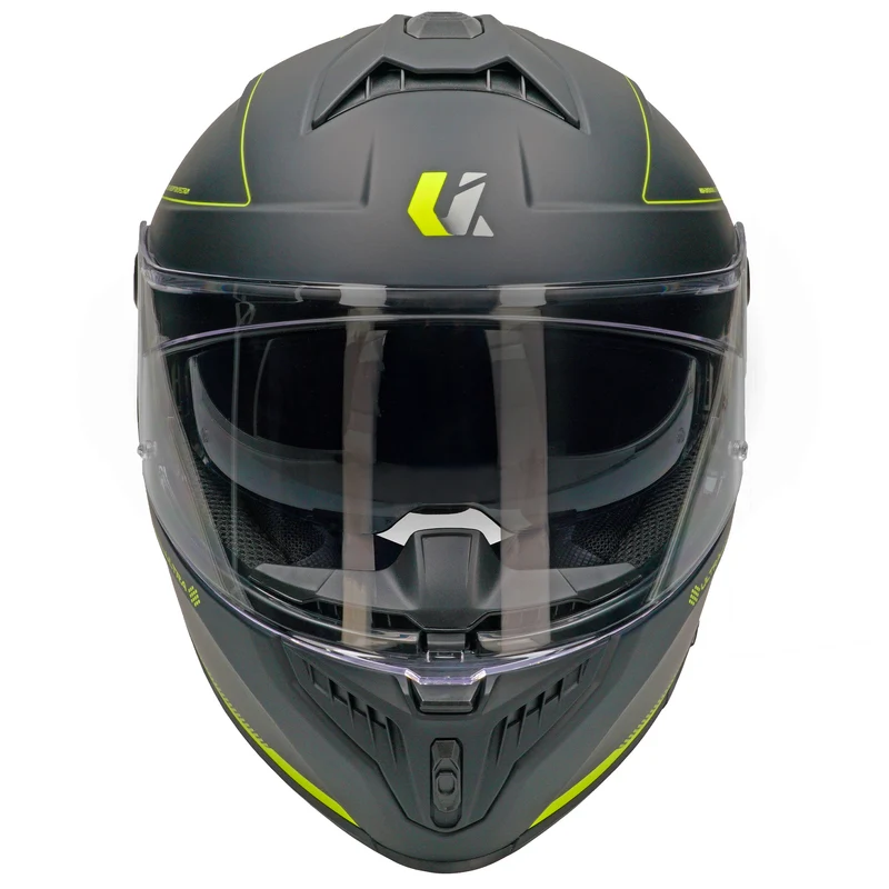 Casco Unik Ultra DV Microdot - Negro/Amarillo