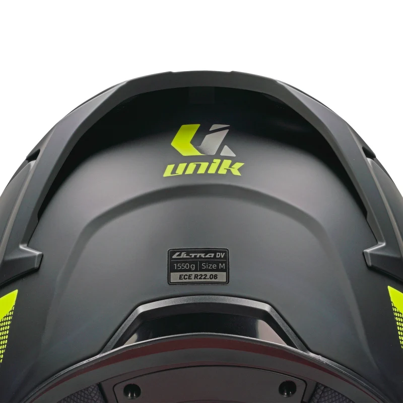 Casco Unik Ultra DV Microdot - Negro/Amarillo