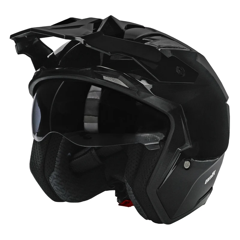 Casco Unik Link DV Solid - Negro Brillo