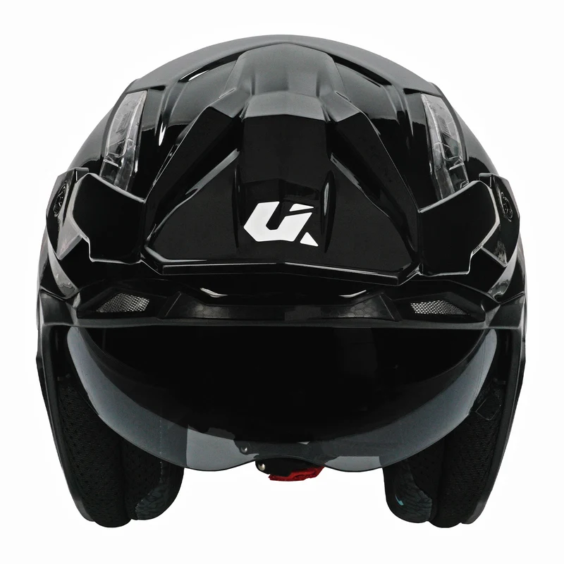 Casco Unik Link DV Solid - Negro Brillo