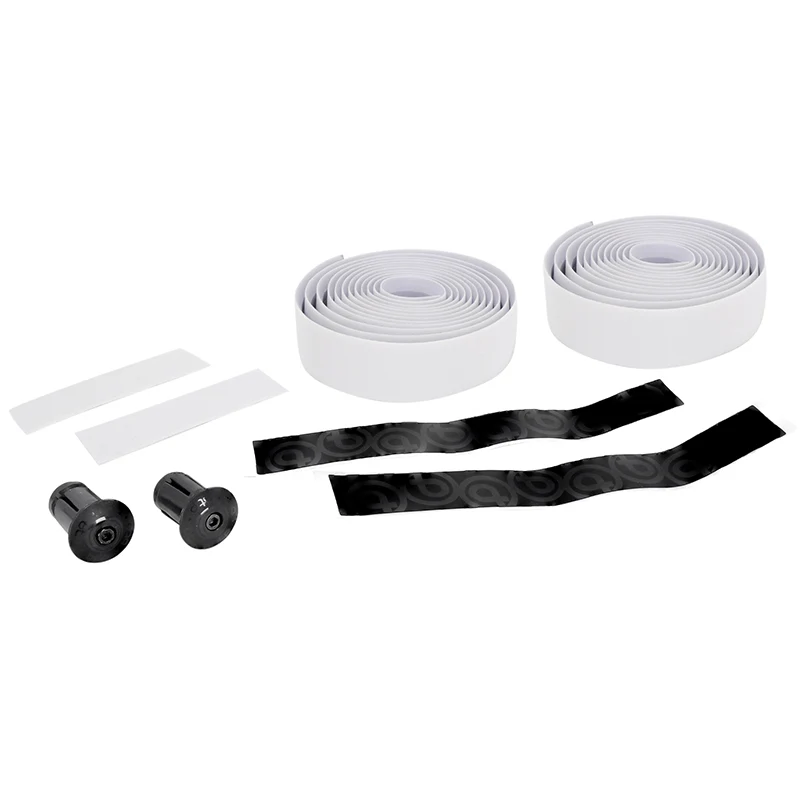 Ruban De Guidon - Cintre Btp Performance Pro Blanc Reflechissant Avec Bouchons (Confortable Épaisseur 3 mm)