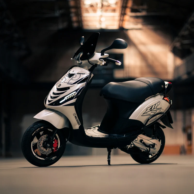 SP Carrosserie Piaggio Zip Blanc Perle