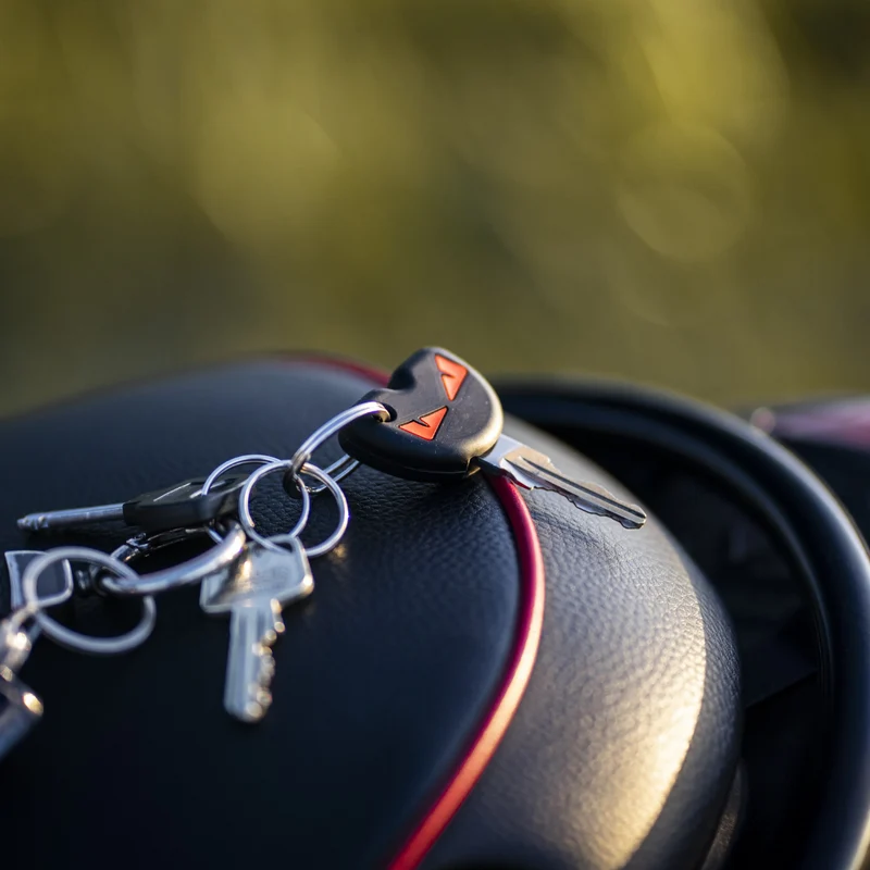Porte-clés Angry Eyes Rouge