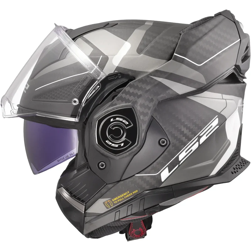 Casco LS2 FF901 Advant X Carbon Horizon - Carbono/Gris Mate