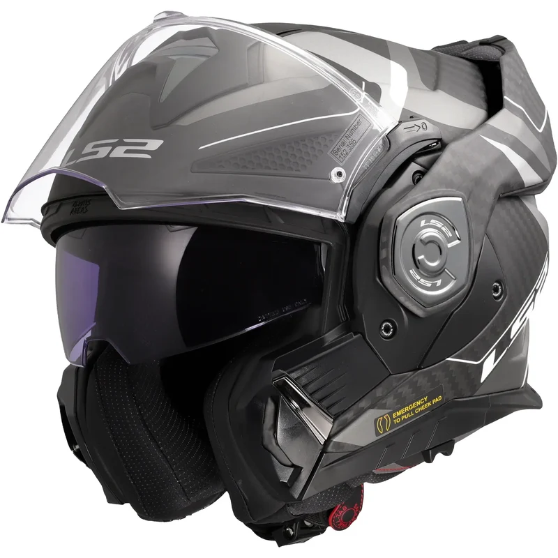 Casco LS2 FF901 Advant X Carbon Horizon - Carbono/Gris Mate