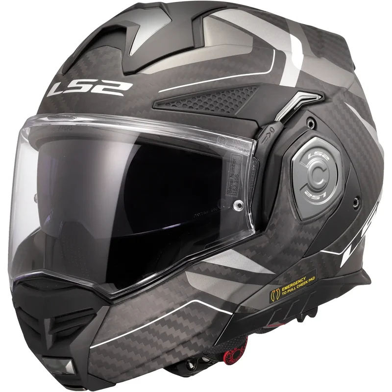Casco LS2 FF901 Advant X Carbon Horizon - Carbono/Gris Mate