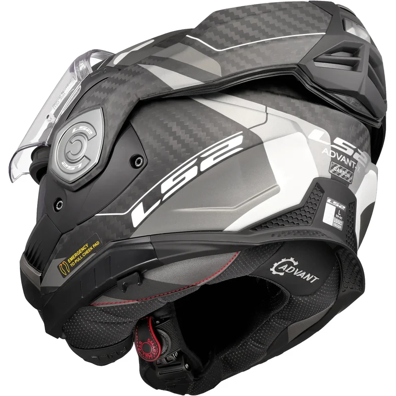 Casco LS2 FF901 Advant X Carbon Horizon - Carbono/Gris Mate