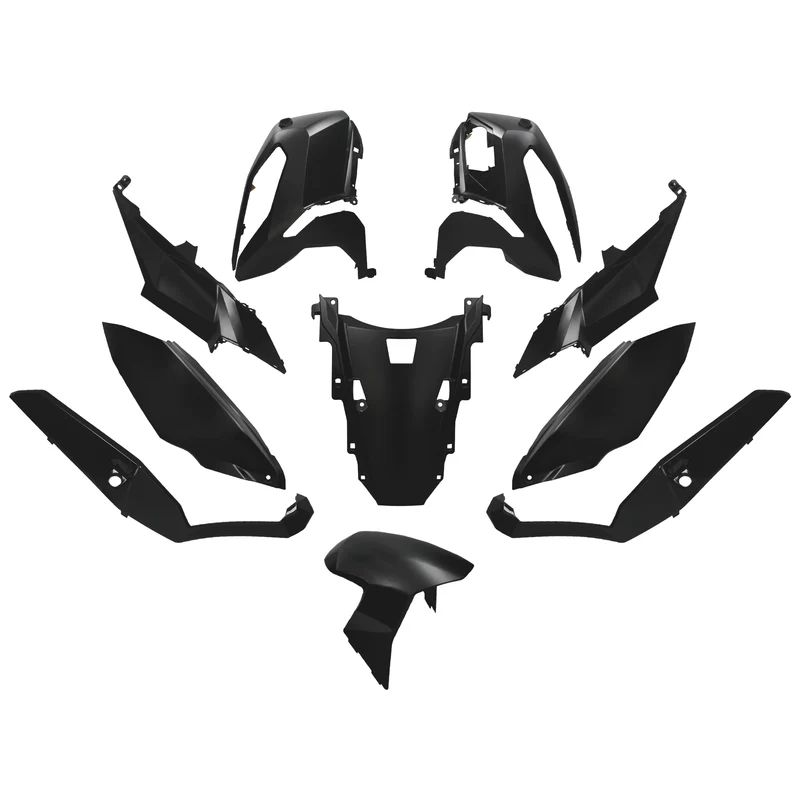 Kit carenados Honda XADV 750 21-23 10 piezas Negro mate metalizado AllPro