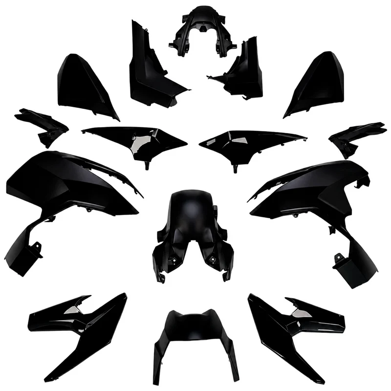 Kit carenados Honda ADV 350 22-24 14 piezas Negro Perla Nightstar AllPro
