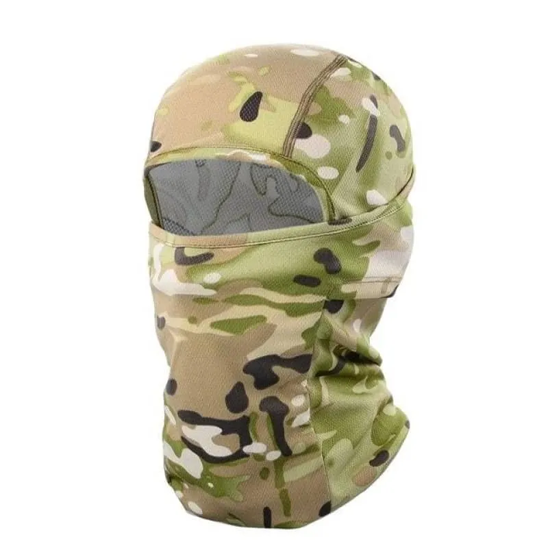Cagoule moto camouflage