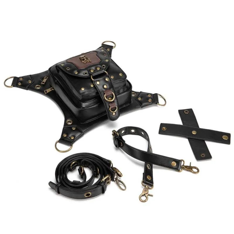 Sacoche de jambe moto - Skull