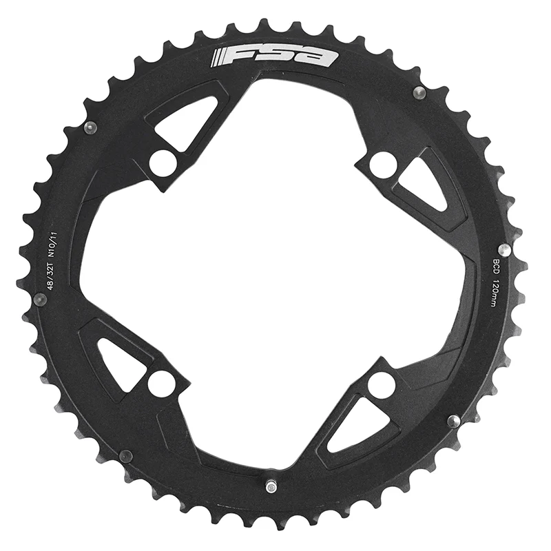 Plateau Route 4 branches Ø 120 Fsa Gossamer Pro 48 dents Double 11V. Noir