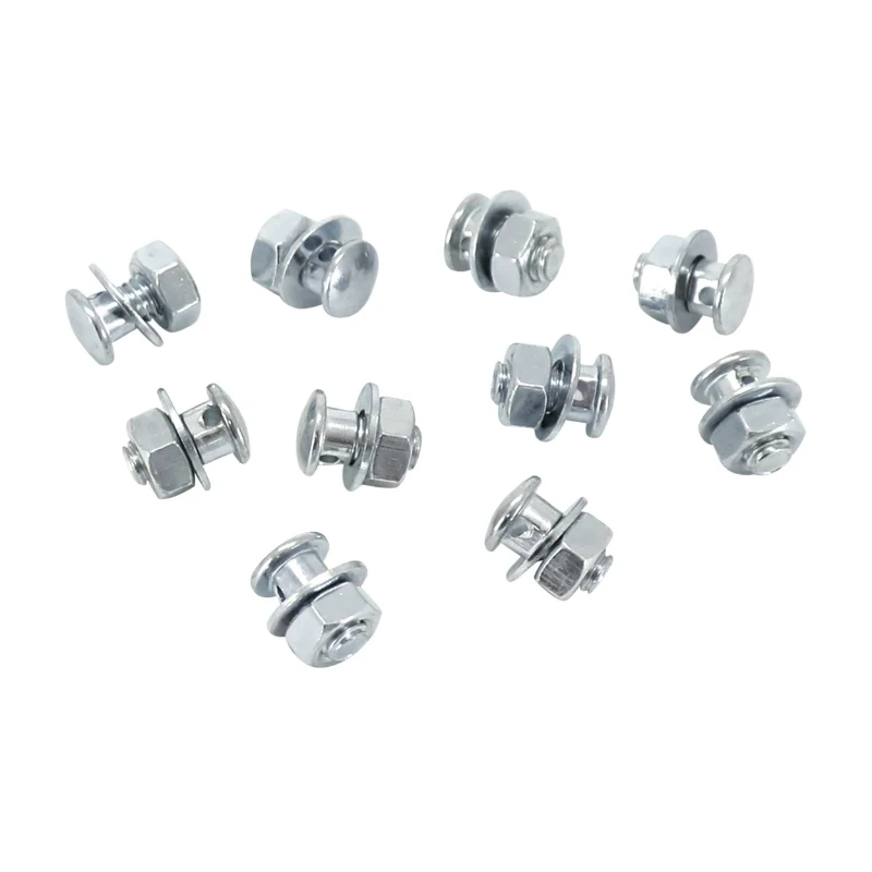 Serre Câble De Frein Vélo P2R - Diam M6 - Trou 2,5 mm - Sous Tête (Sachet De 10)