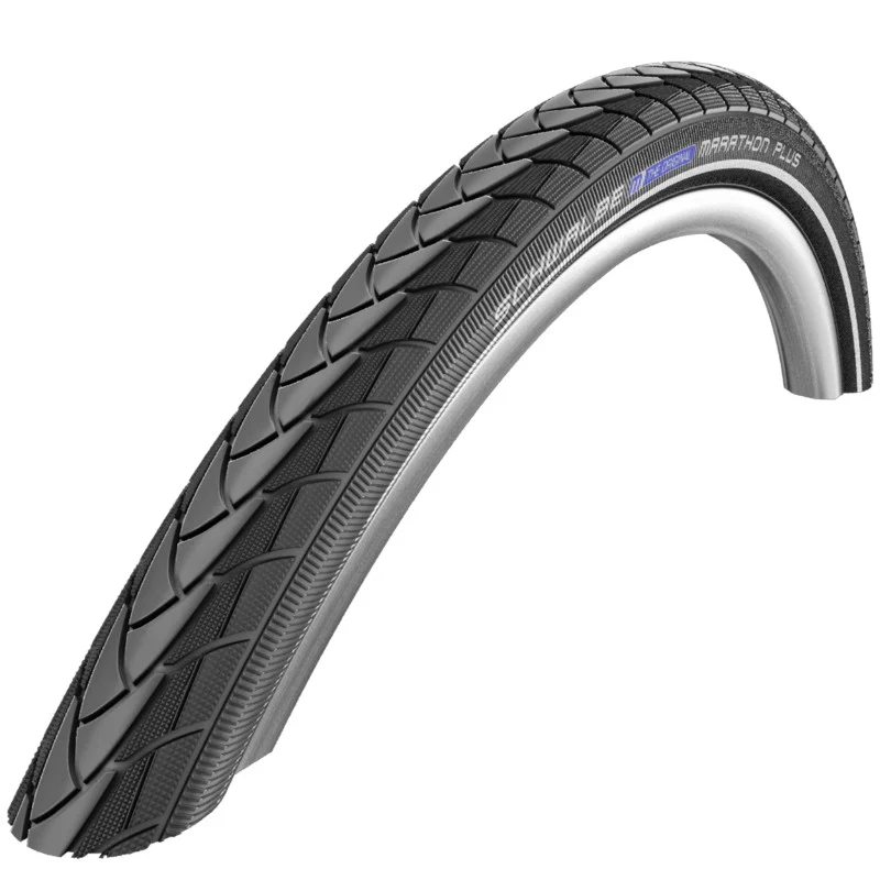 Pneu VTC Urbain 700 X 32 Schwalbe Marathon Plus Noir Tr (32-622) Renfort 5 mm Flanc Reflex Compatible VAE