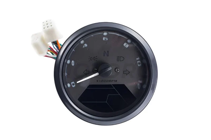 Compteur Cafe Racer Moto Digital Avec Support
