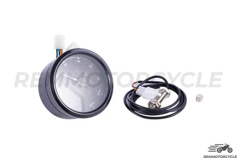 Compteur Cafe Racer Moto Digital Avec Support