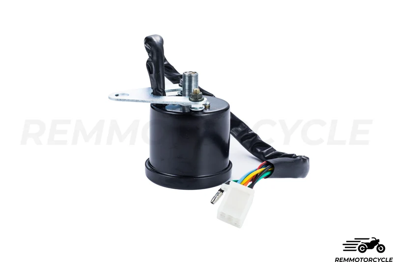 Compteur Universel Moto Km/h Noir ou Chrome 5 indicateurs