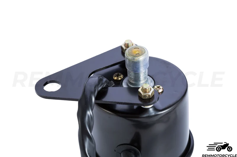 Compteur Vitesse Moto Km/h Noir Fond Noir
