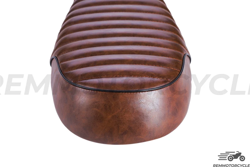 Selle Moto Vintage Marron 53