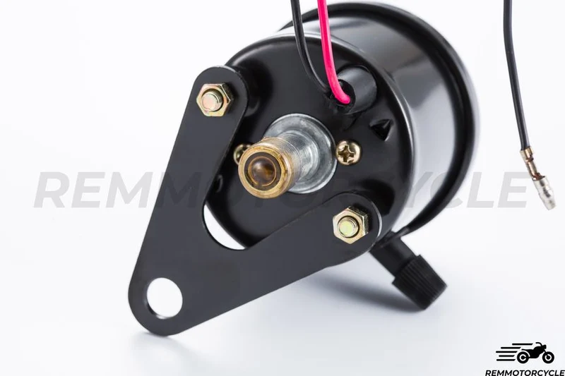Compteur Moto Vintage Simple Noir