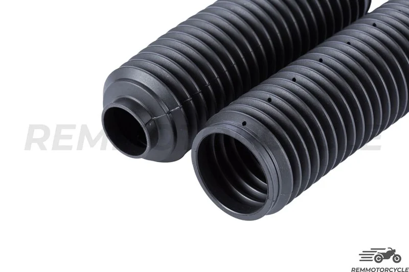 Soufflets de Fourche Moto Noir 32-39 mm