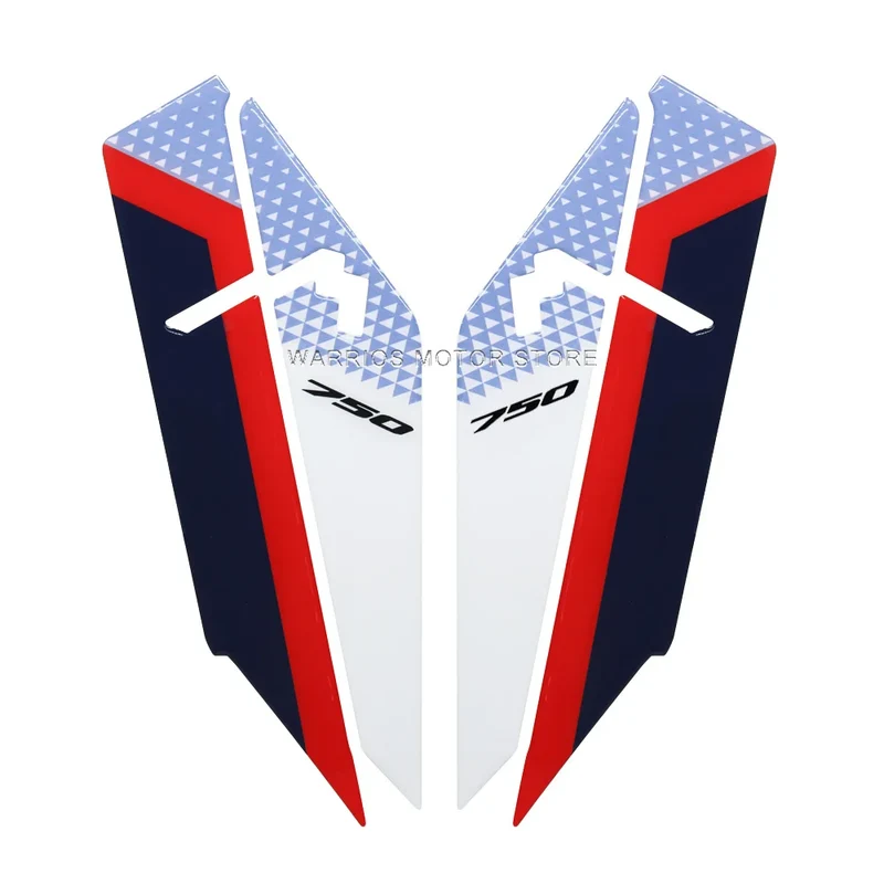 Motorcycle 3D Gel Resin Stickers Kit Guards Front Fender For HONDA XL750 TRANSALP DAL 2023